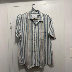 Corridor Men's Short Sleeve Camp Collar Button-Up Amagansett Shirt